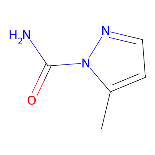 1H-Pyrazole-1-carboxamide, 5-methyl- structure