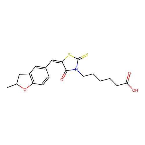 C19H21NO4S2 structure
