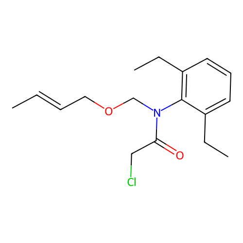 丁烯草胺 structure