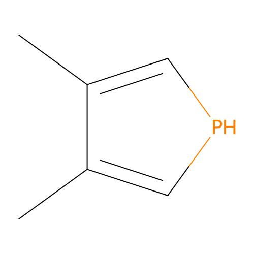 1H-Phosphole, 3,4-dimethyl- structure