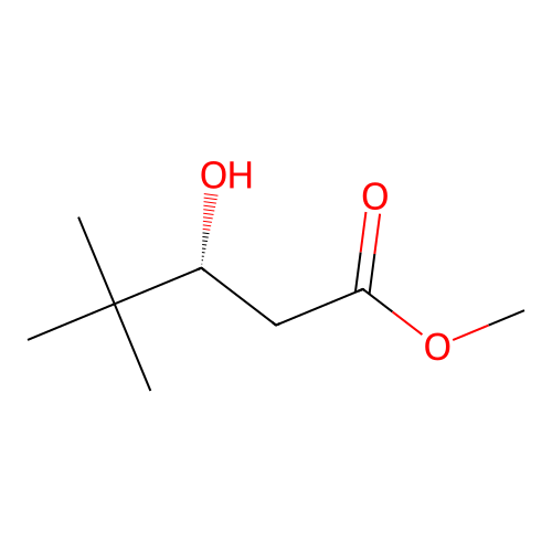 methyl (3R)-3-hydroxy-4,4-dimethylpentanoate structure