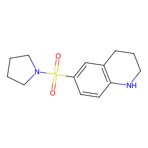6-(Pyrrolidine-1-sulfonyl)-1,2,3,4-tetrahydroquinoline structure