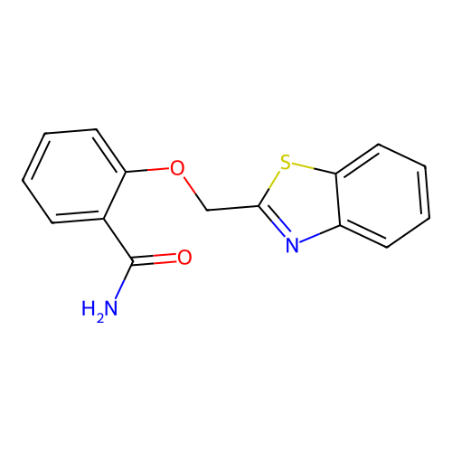 2-(1,3-Benzothiazol-2-ylmethoxy)benzamide structure