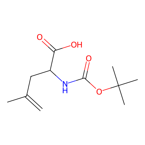 4-methyl-2-[(2-methylpropan-2-yl)oxycarbonylamino]pent-4-enoic Acid structure