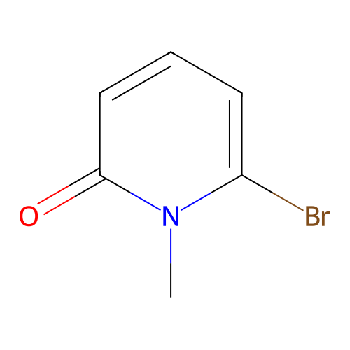 6-Bromo-1-methylpyridin-2(1H)-one structure