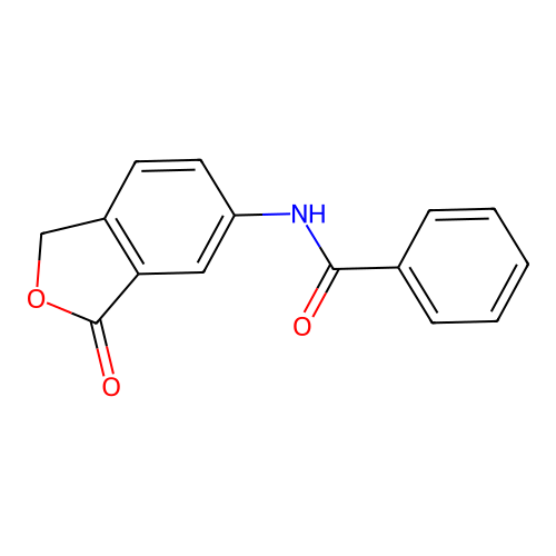 N-(3-oxo-1H-2-benzofuran-5-yl)benzamide structure