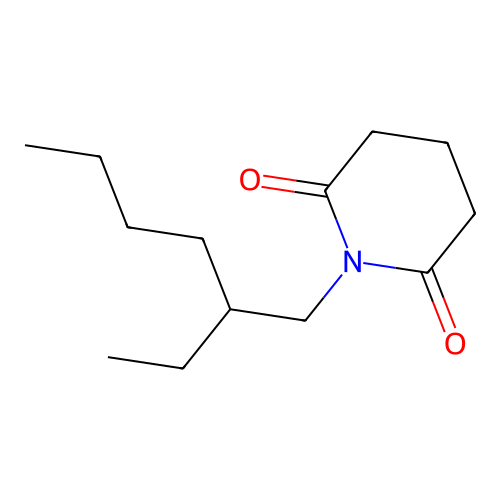 1-(2-Ethylhexyl)piperidine-2,6-dione structure