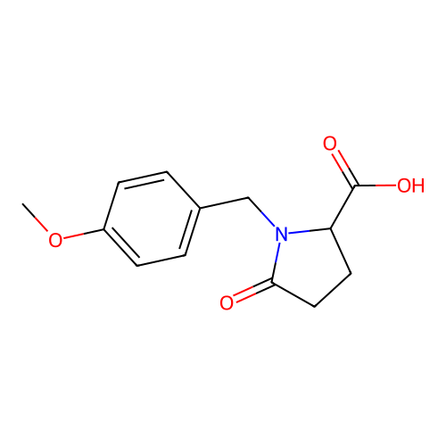 1-(4-Methoxybenzyl)-5-oxoproline structure