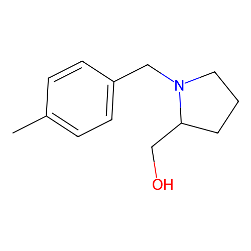 [1-(4-Methylbenzyl)pyrrolidin-2-yl]methanol structure