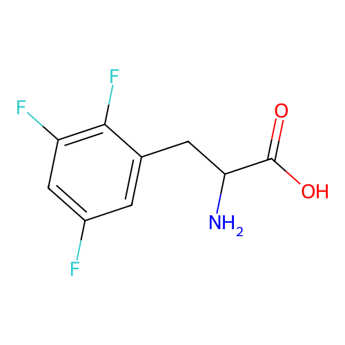 2-amino-3-(2,3,5-trifluorophenyl)propanoic Acid structure