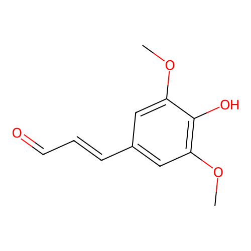 Sinapaldehyde structure