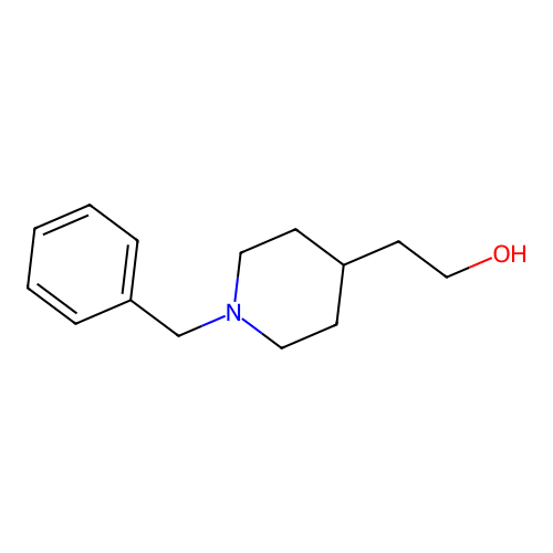 2-(1-Benzylpiperidin-4-yl)ethanol structure