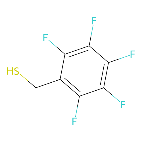 Benzenemethanethiol, 2,3,4,5,6-pentafluoro- structure