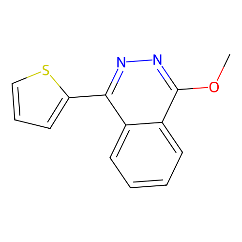 1-Methoxy-4-thiophen-2-ylphthalazine structure