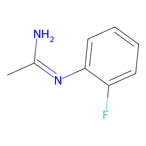Ethanimidamide, N-(2-fluorophenyl)- structure