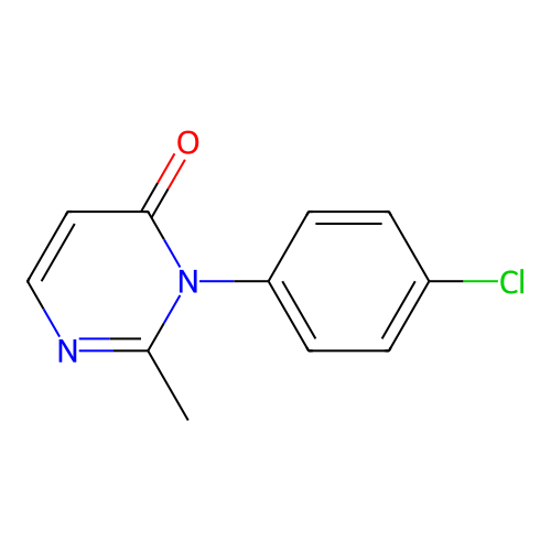 4(3H)-Pyrimidinone, 3-(4-chlorophenyl)-2-methyl- structure