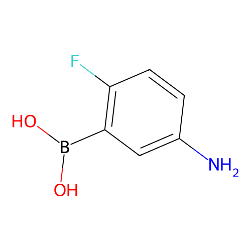 5-Amino-2-fluorophenylboronic acid structure