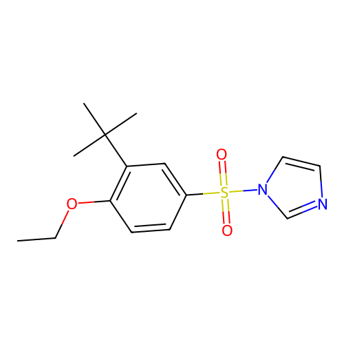1-(3-Tert-butyl-4-ethoxyphenyl)sulfonylimidazole structure