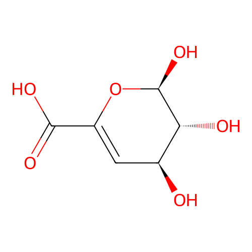 4-deoxy-Delta(4)-beta-D-GlcpA structure