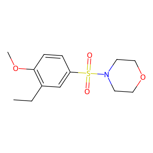 4-(3-Ethyl-4-methoxyphenyl)sulfonylmorpholine structure