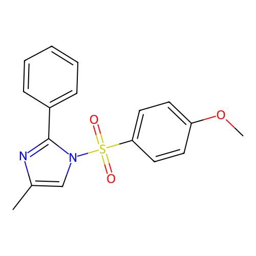 1-[(4-Methoxyphenyl)sulfonyl]-4-methyl-2-phenylimidazole structure
