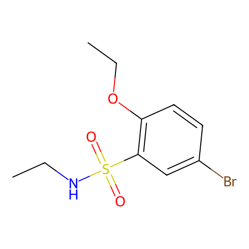 5-bromo-2-ethoxy-N-ethylbenzenesulfonamide structure