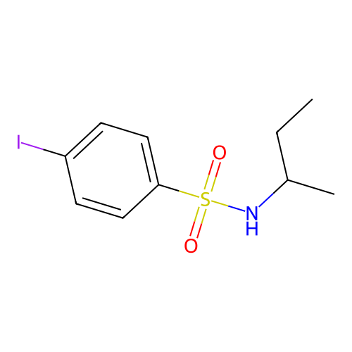 [(4-Iodophenyl)sulfonyl](methylpropyl)amine structure