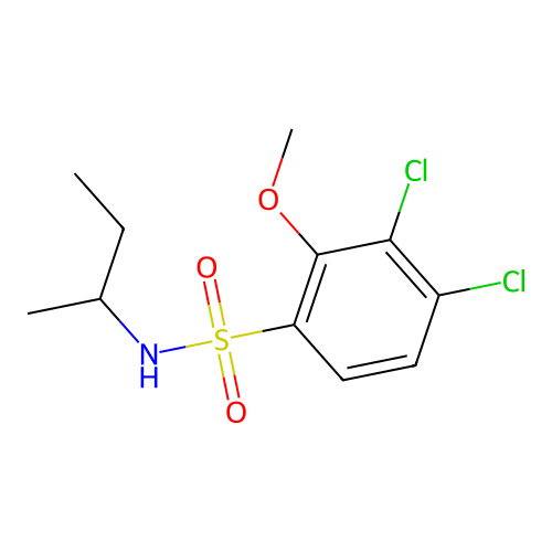 [(3,4-Dichloro-2-methoxyphenyl)sulfonyl](methylpropyl)amine structure