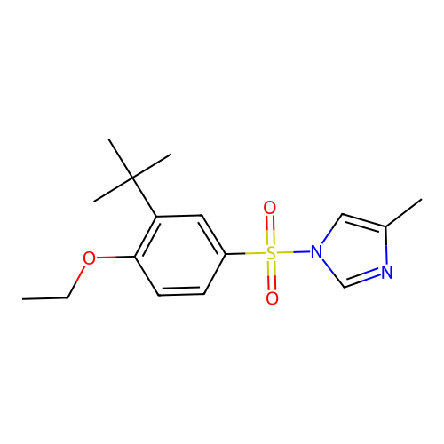 1-{[3-(Tert-butyl)-4-ethoxyphenyl]sulfonyl}-4-methylimidazole structure