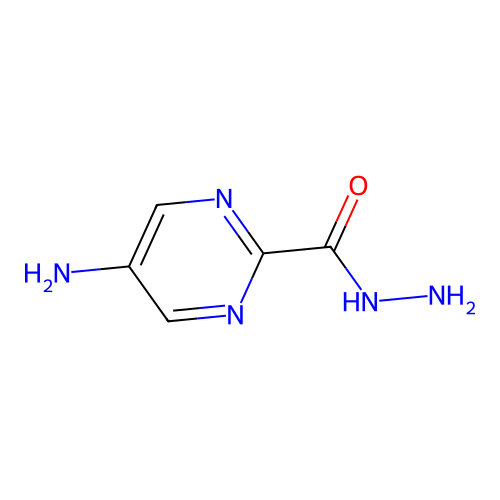5-Aminopyrimidine-2-carbohydrazide structure