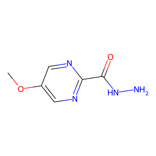 5-Methoxypyrimidine-2-carbohydrazide structure