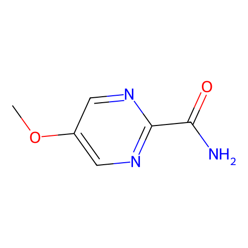 5-Methoxypyrimidine-2-carboxamide structure