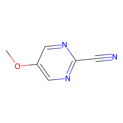 5-Methoxypyrimidine-2-carbonitrile structure