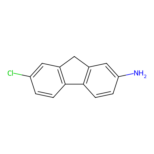 7-Chloro-9h-fluoren-2-amine structure