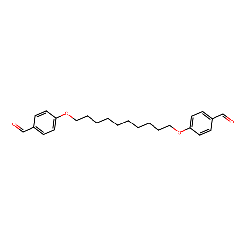 1,10-Di(4-formylphenoxy)decane structure