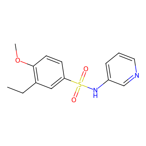 3-ethyl-4-methoxy-N-pyridin-3-ylbenzenesulfonamide structure