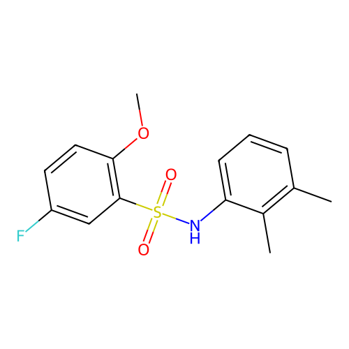 N-(2,3-dimethylphenyl)-5-fluoro-2-methoxybenzenesulfonamide structure