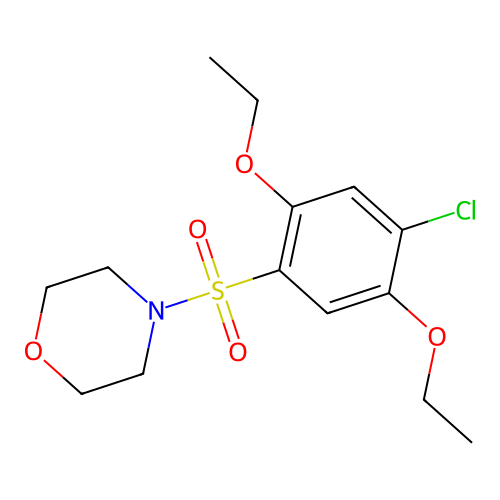 4-(4-Chloro-2,5-diethoxybenzenesulfonyl)morpholine structure