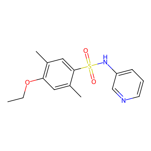 4-ethoxy-2,5-dimethyl-N-pyridin-3-ylbenzenesulfonamide structure