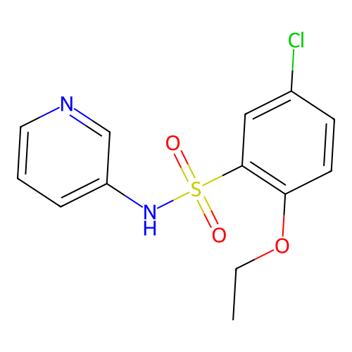 5-chloro-2-ethoxy-N-(pyridin-3-yl)benzene-1-sulfonamide structure