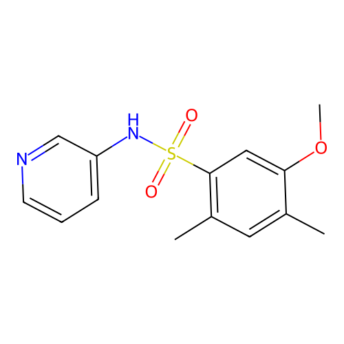 [(5-Methoxy-2,4-dimethylphenyl)sulfonyl]-3-pyridylamine structure