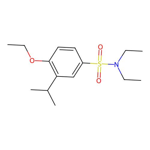 {[4-Ethoxy-3-(methylethyl)phenyl]sulfonyl}diethylamine structure