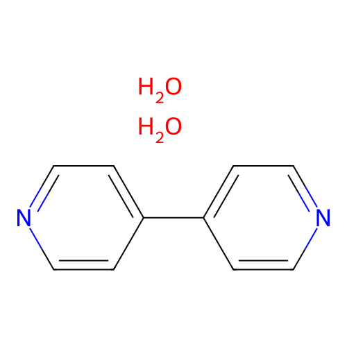 4,4'-Bipyridine dihydrate structure