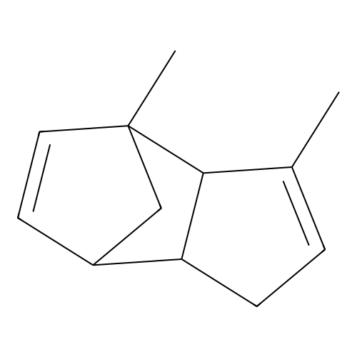 Tricyclo[5.2.1.0(2.6)]deca-3,8-diene, 1,3-dimethyl structure