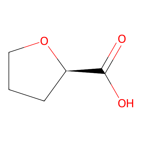 Tetrahydro-2-furoic acid, (+)- structure