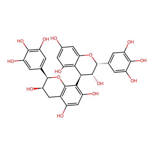 Prodelphinidin B2 structure