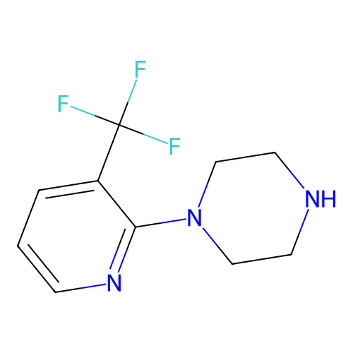 1-[3-(Trifluoromethyl)pyridin-2-yl]piperazine structure