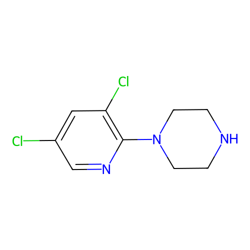 1-(3,5-Dichloropyridin-2-yl)piperazine structure
