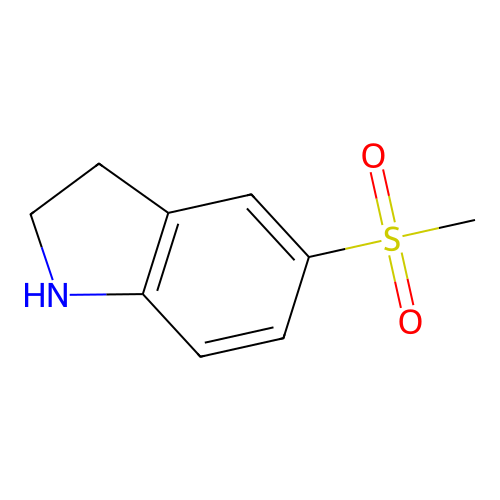 5-(Methanesulfonyl)-2,3-dihydro-1H-indole structure