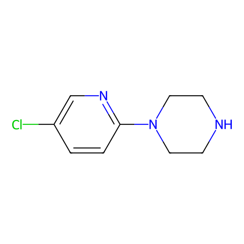 1-(5-Chloropyridin-2-yl)piperazine structure